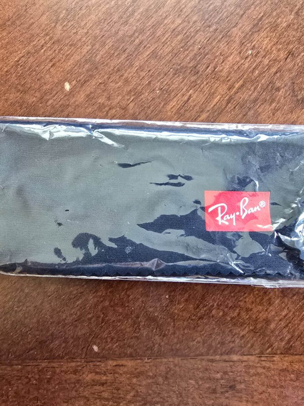 Ray-Ban Black Microfiber Sunglasses Lens Cleaning Cloth OEM Brand New